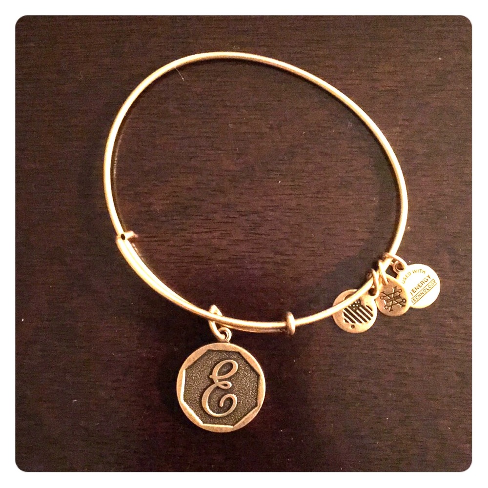 Alex and Ani Bracelet E initial
